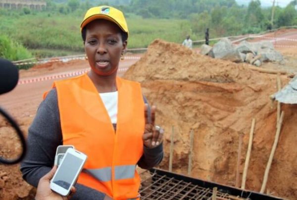 UNRA boss Allen Kagina addressing the press Candidates’ face arrest for defacing Road Signs
