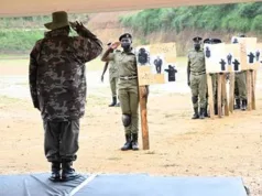 President Museveni CommissionsĀ 2000 Police recruits