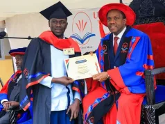 UTAMU Chancellor Dr. Bitature implores Graduates to have Grit , Tenacity & Excellence
