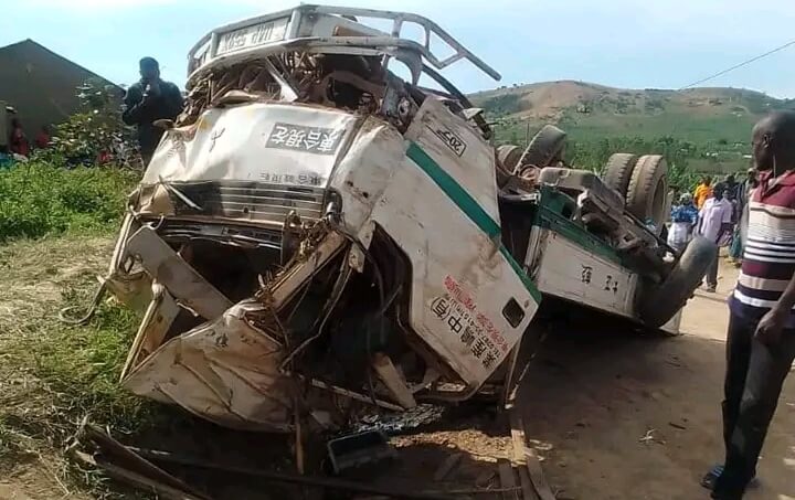 Ill fated wreckage of the motorvehicle