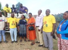 Counsel Isaac Atukunda honors his 50 bags of Cement pledge to Rukungiri Municipality’s Nyabihinga PS