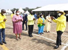 NRM MPs set off to State House Entebbe for Party caucus