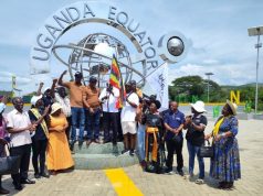 Tourism minister, Bebe Cool commission new Kasese Equator monument