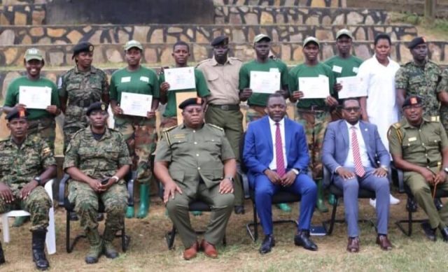 Katabazi together with some officials