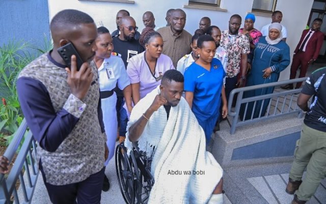 Kyagulanyi after being discharged