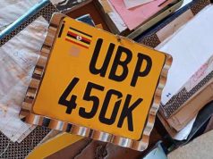 Suspected Stolen Number Plates retrieved as DCI Raid Katwe spare shops