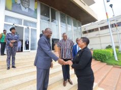 Speaker Among arrives in Accra for Africa Legislature Leaders Conference