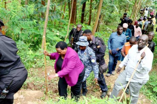 Nabbanja personally climbed the mountains of Mt Elgon to convince the people to vacate landslide prone areas