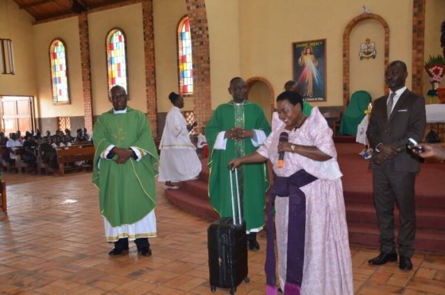 PM Nabbanja handing over the 300 Million