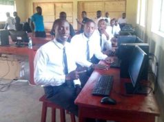 Centenary Bank donates Computers to St Charles Lwanga seminary Nyakibale, Rukungiri