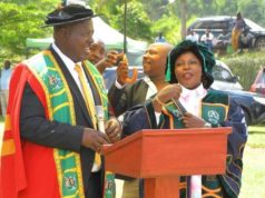 Museveni’s Private Secretary Caroline Kembabazi urges graduands to embrace gov’t programs for sustainable development