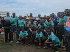 Kyabugashe High School wins Rukungiri District Secondary Schools football trophies