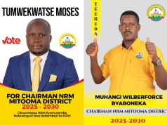 Mitooma District goes back to NRM Elections today