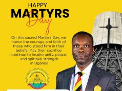 Honoring Martyrs Day!! A Message from Mr. Calvin Echodu, NRM Vice Chairperson Aspirant for Eastern Uganda