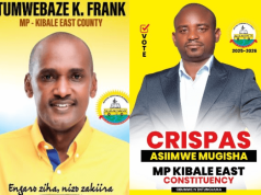 YOUR TIME IS UP: Asiimwe Crispas Mugisha to dethrone Minister Frank Tumwebaze in Kibale East MP Race