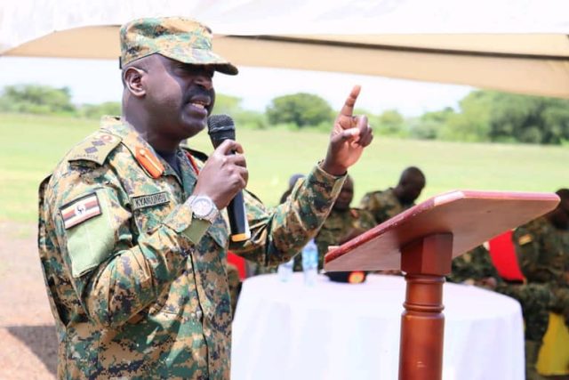 Deputy Commander of the UPDF 3rd Infantry Division Col Allan Kyangungu