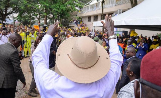 President Museveni meeting the Patriotism Clubs of Uganda