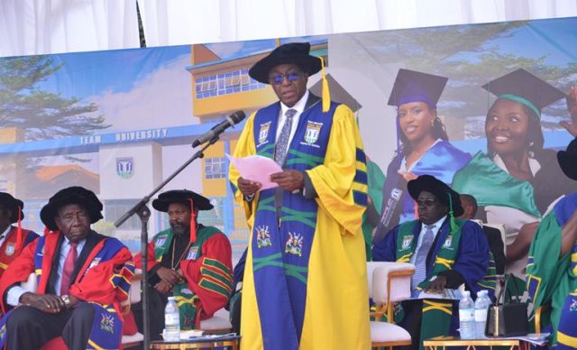 Prof. Dumba Sentamu the chief guest