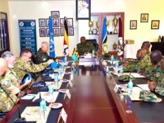 Gen Kainerugaba, MONUSCO Force Commander Discuss Security Cooperation in Eastern DRC
