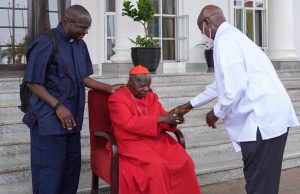 President Museveni pays courtesy visit to Cardinal Wamala