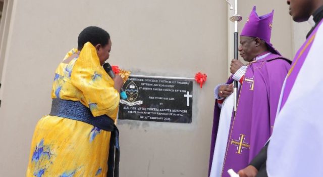 Prime Minister Nabbanja commissions Entebbe Church