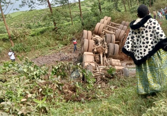 The scene of the accident