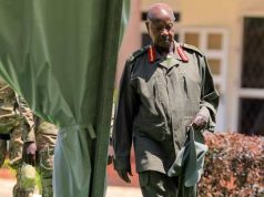 President Museveni takes MPs through gun shooting experience