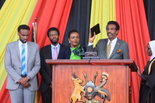 Muhwezi Jim Katugugu swearing in