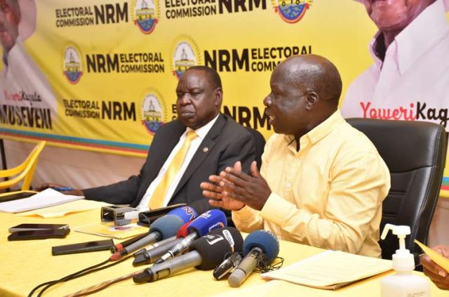 Tanga Odoi address journalists at end of the expression of interests in position of Speaker
