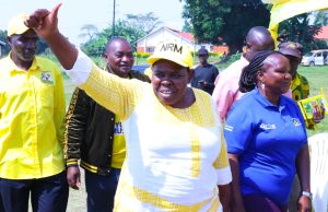 NRM Deputy Secretary General Namayanja Nsereko campaigns for Kalangala Woman MP Nabayiga
