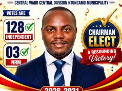 GUMISIRIZA WINS NTUNGAMO CENTRAL CHAIRPERSONSHIP