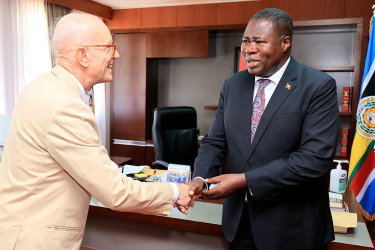 Speaker Oboth-Oboth meets Italian Ambassador