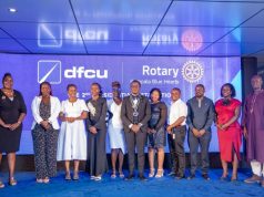 dfcu Bank’s Rotary Club of Kampala Blue Hearts Celebrates a Year of Service, Installs New Leadership