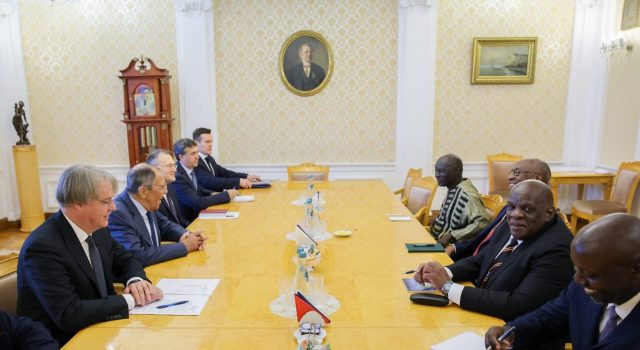 Ambassador Otunnu meet Russia Foreign Affairs Minister