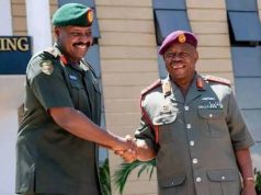 Gen Muhoozi Kainerugaba hold talks With South African Counterpart