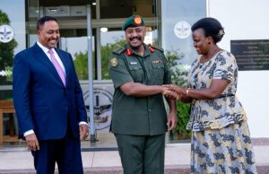 Gen Muhoozi Kainerugaba meets IGAD and NARC Delegations