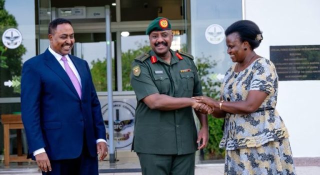 Gen Muhoozi Kainerugaba meets IGAD and NARC Delegations