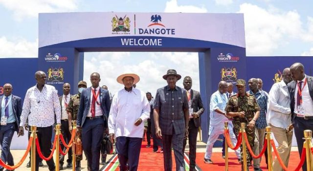 President Museveni in Kenya to attend the Ground breaking of EA Petroleum Refinery