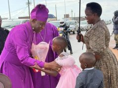 Archbishop Kaziimba Mugalu arrive in Sebei Diocese for a farewell Visit
